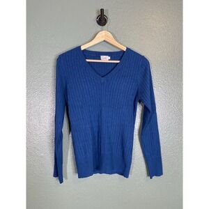 Cielo Sapphire Blue Light Weight  Sweater Women's Size Medium